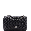 Classic Double Flap Bag Quilted Lambskin Jumbo