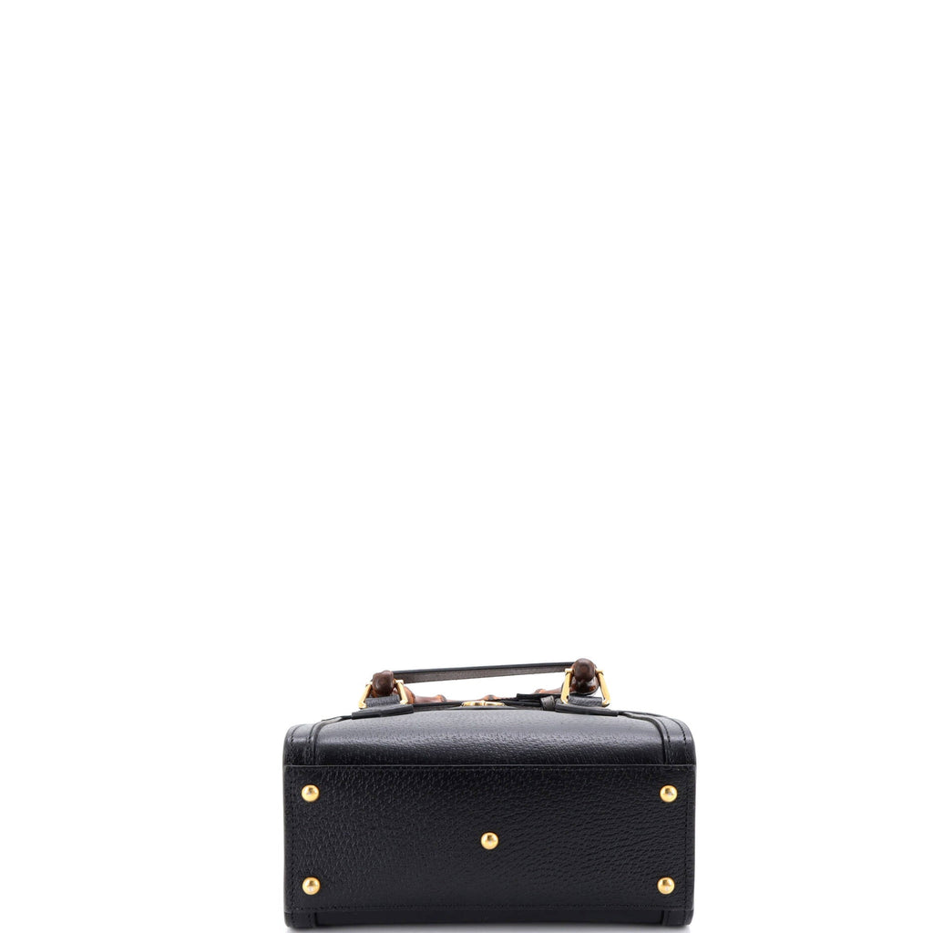 Diana NM Bamboo Handle Tote Leather Mini