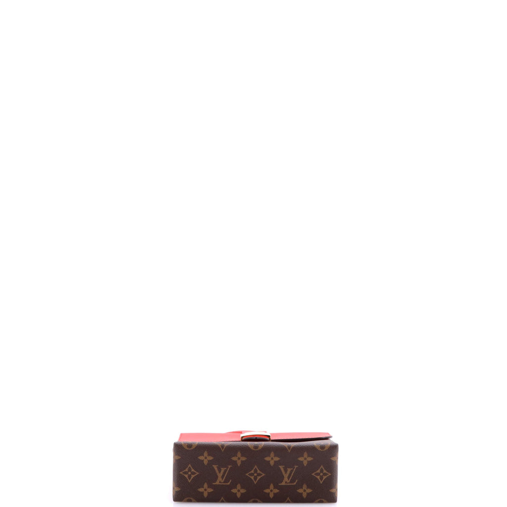 Locky Handbag Monogram Canvas with Leather BB