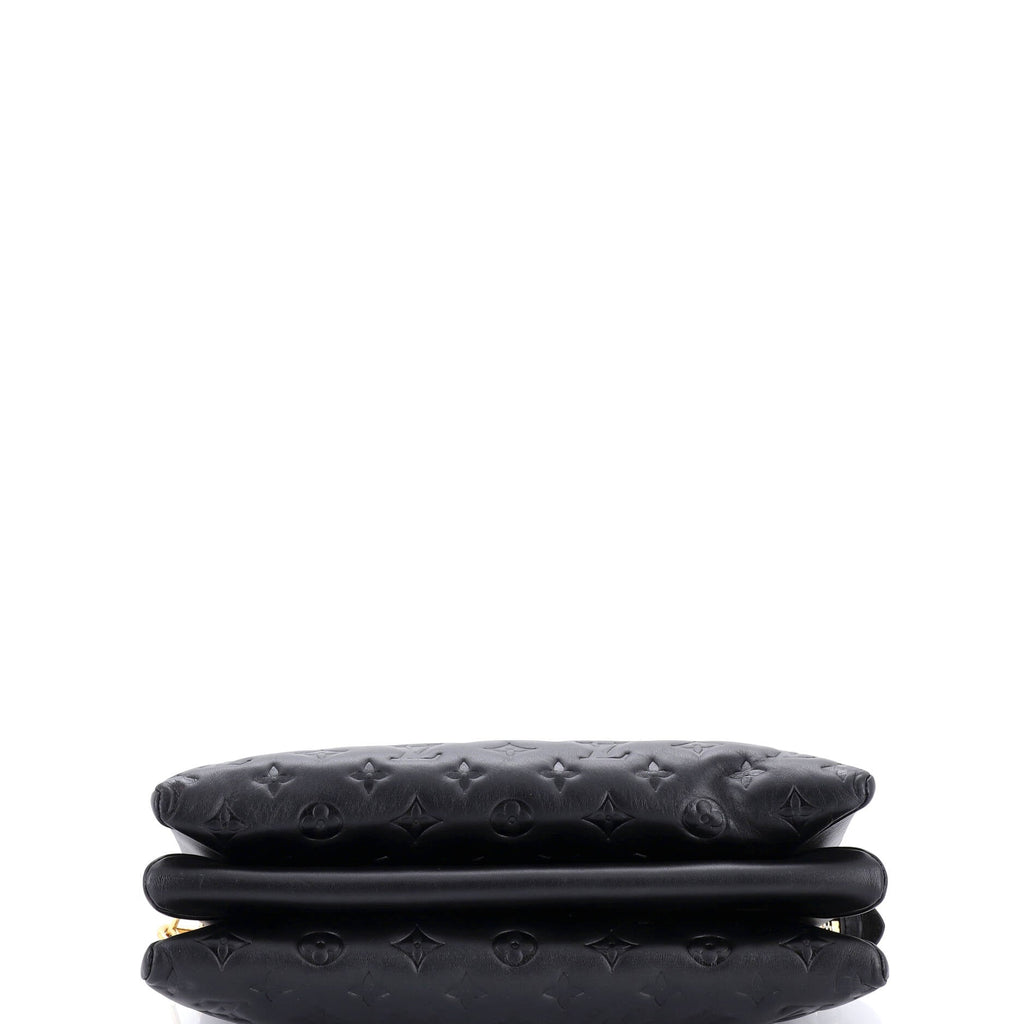 Coussin Bag Monogram Embossed Lambskin MM