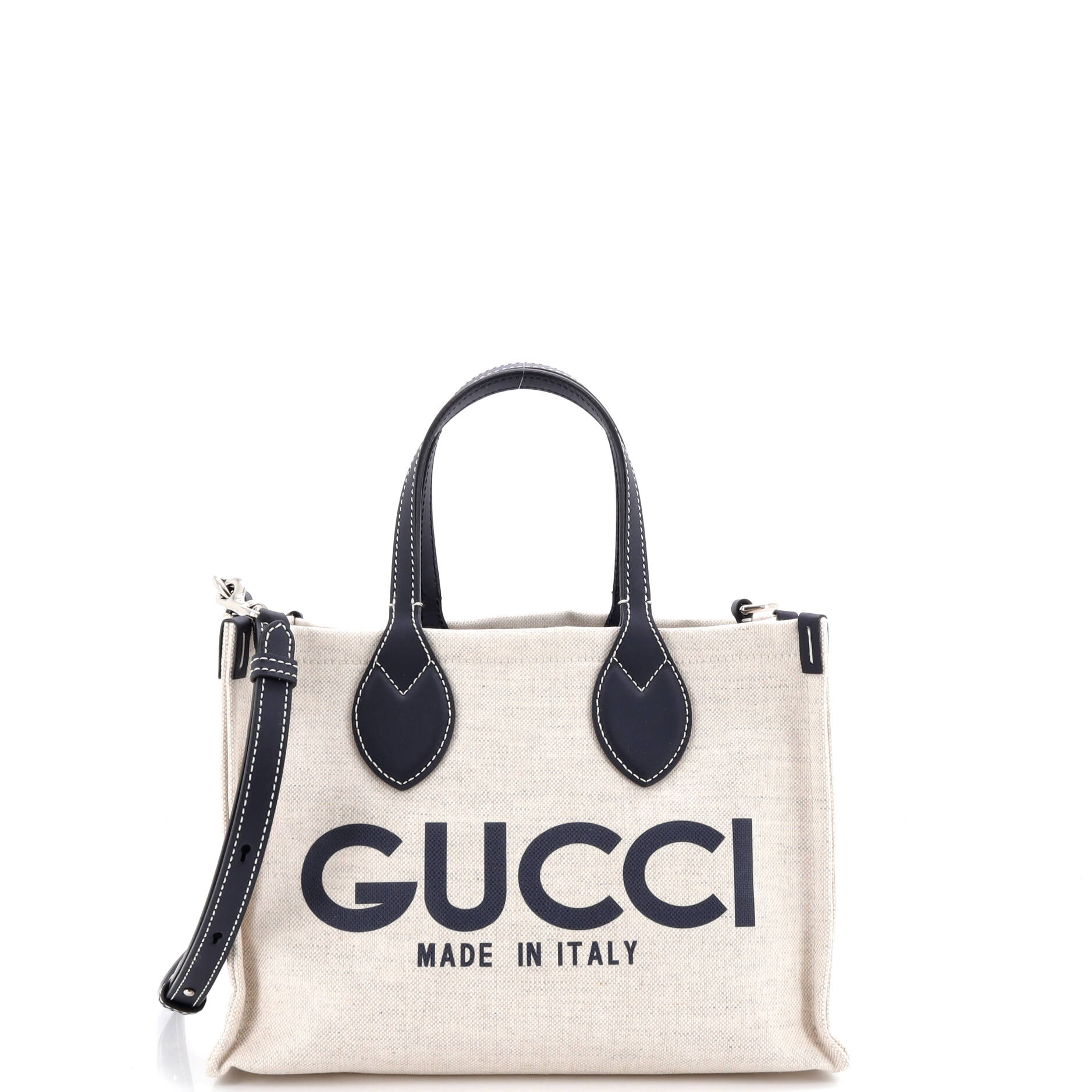 Logo Shopper Tote Printed Canvas Small