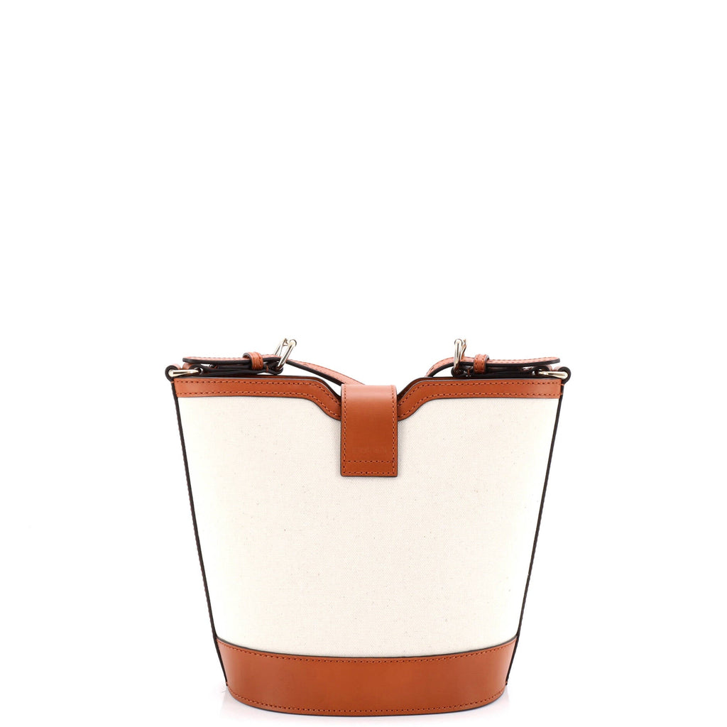 Web Ophidia Bucket Bag Canvas with Leather Mini