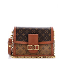Dauphine Shoulder Bag Reverse Monogram Canvas MM