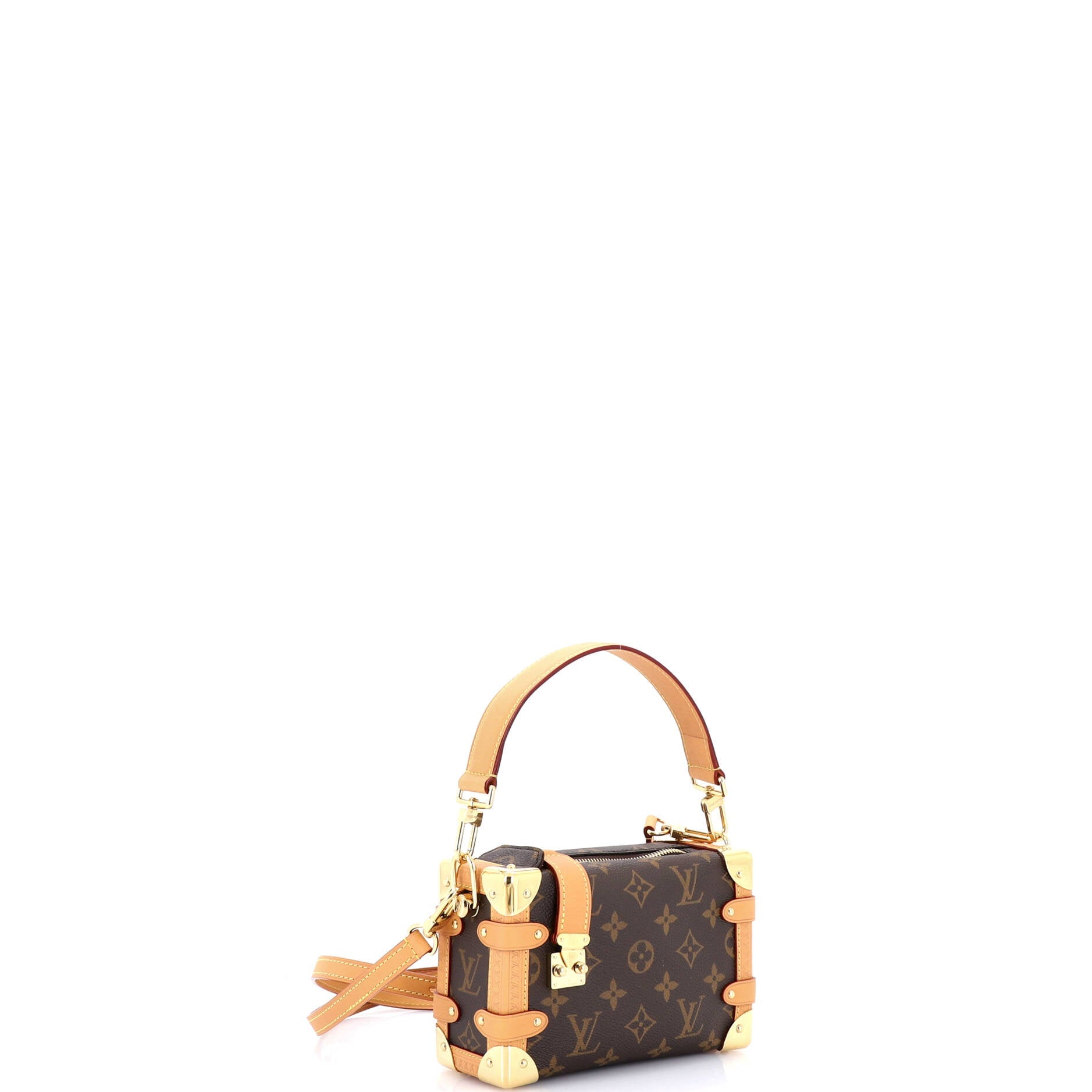 Side Trunk Handbag Monogram Canvas PM