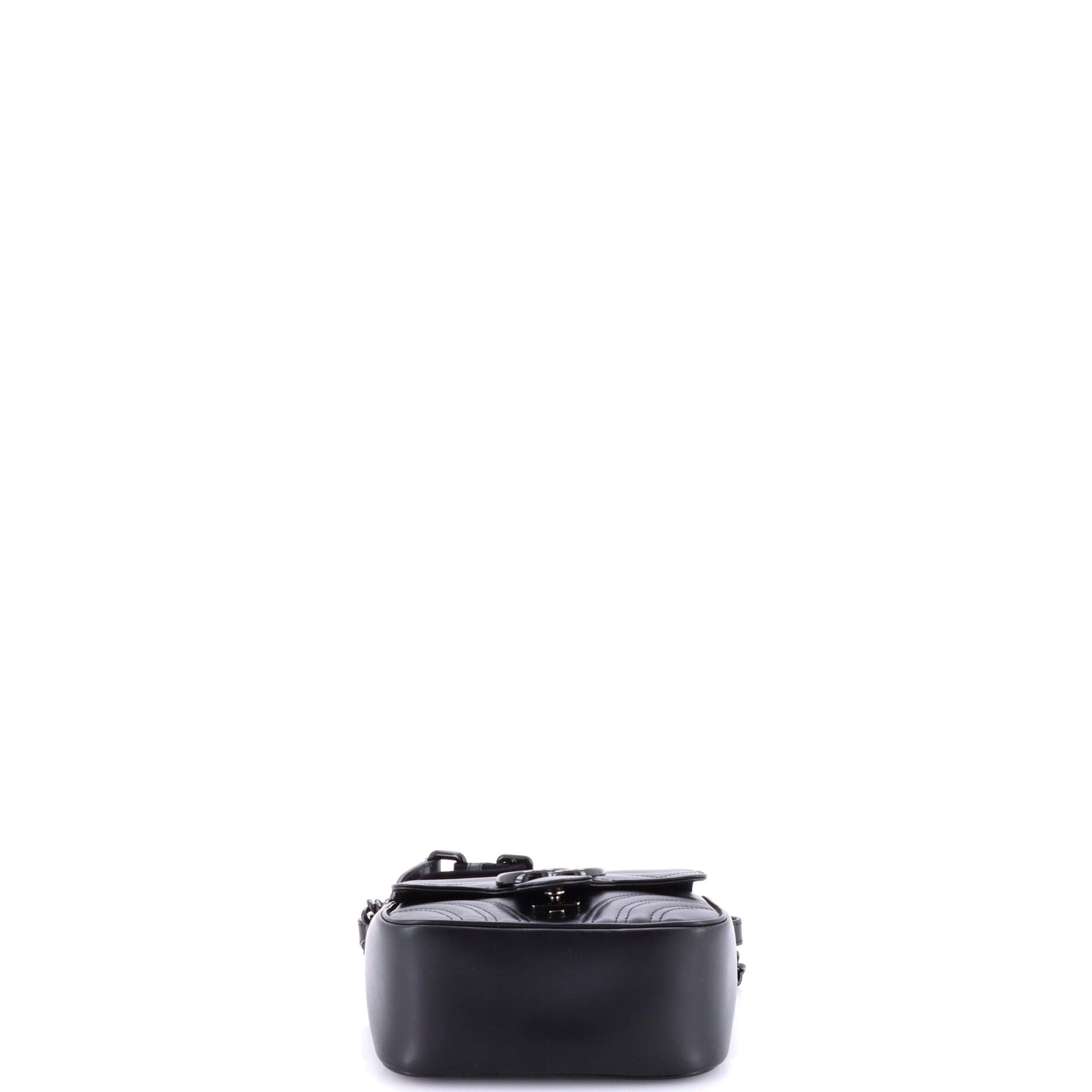 GG Marmont Convertible Flap Shoulder Bag Matelasse Leather Mini