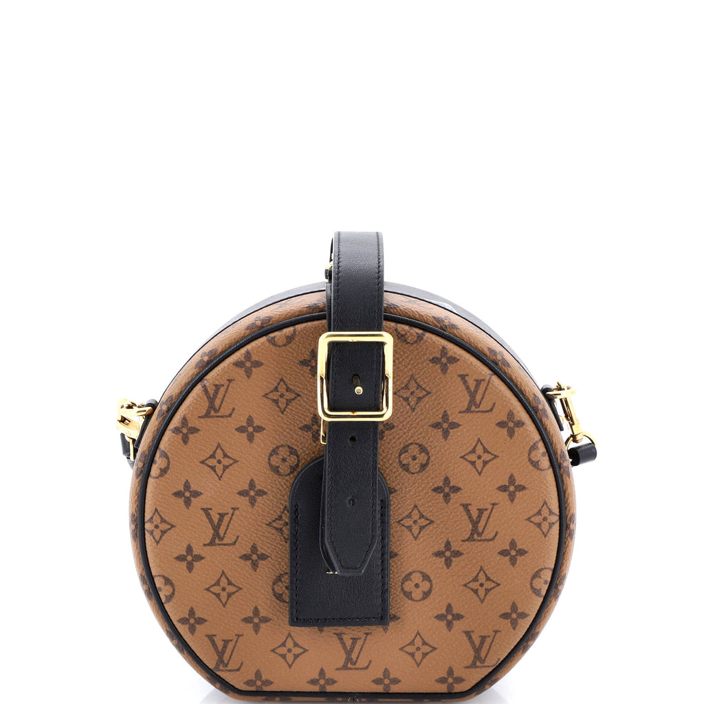 Petite Boite Chapeau Bag Reverse Monogram Canvas