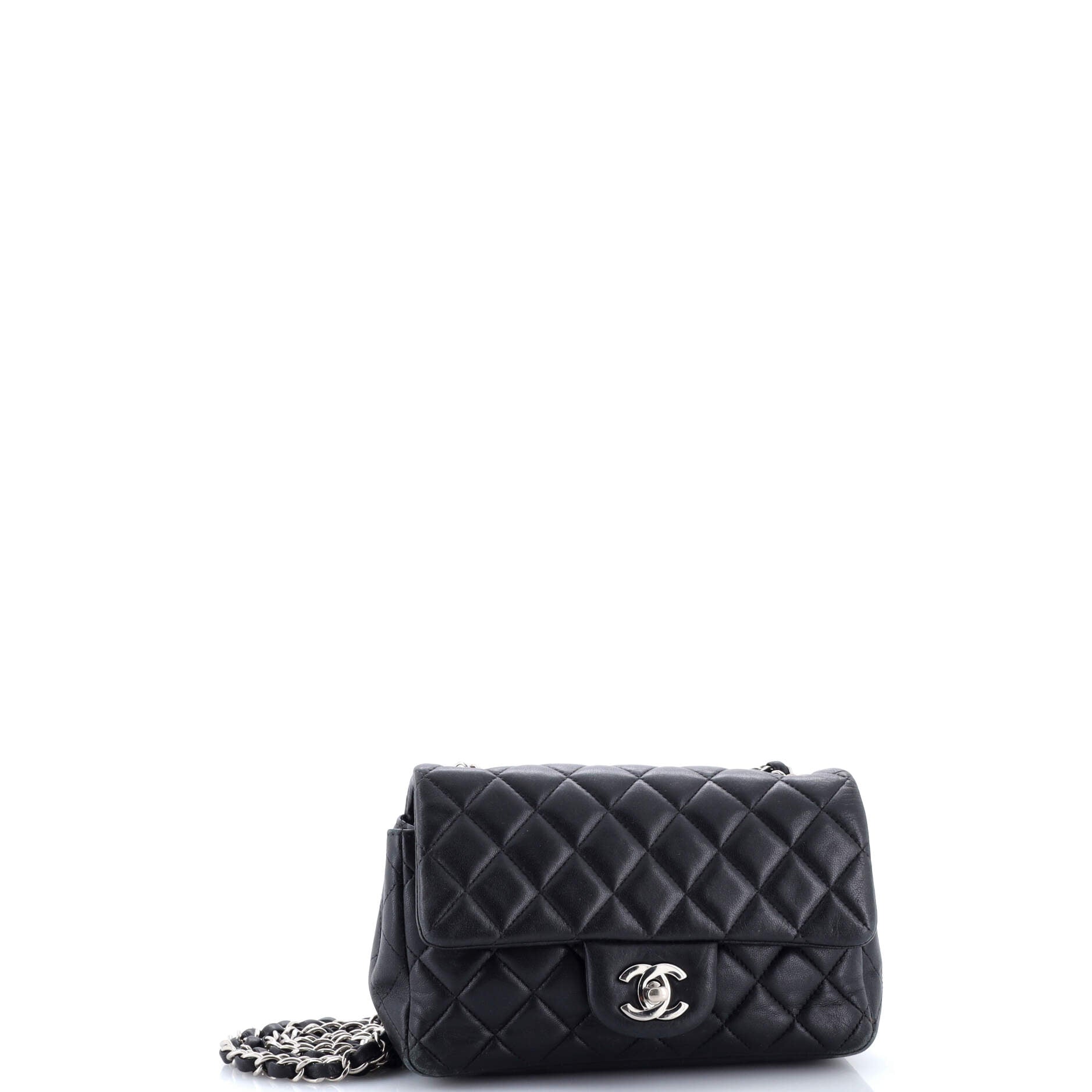 Classic Single Flap Bag Quilted Lambskin Mini