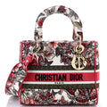 Lady D-Lite Bag Embroidered Canvas Medium