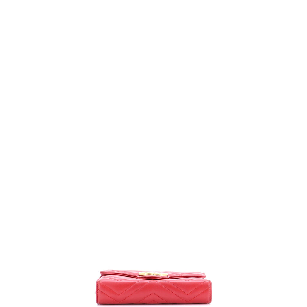 GG Marmont Chain Wallet Matelasse Leather Mini