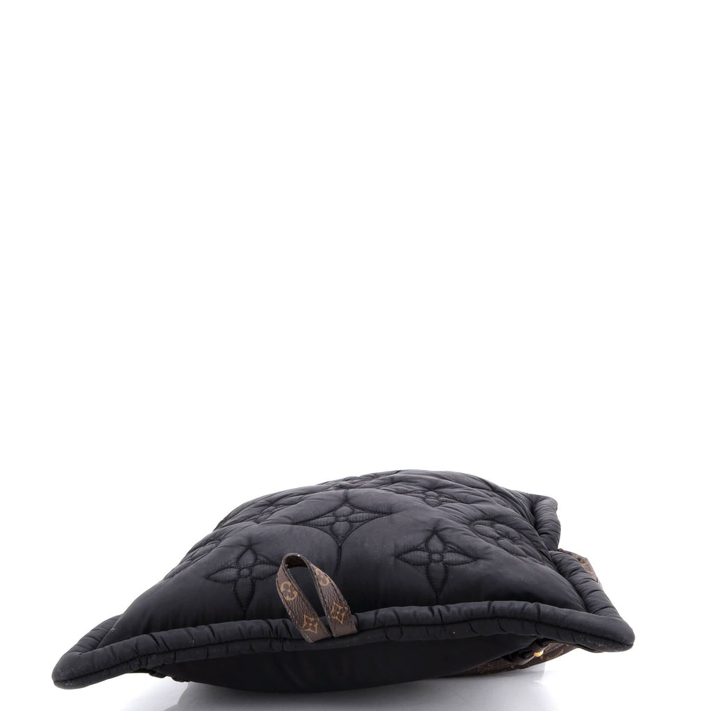 Pillow Backpack Monogram Quilted Econyl Nylon