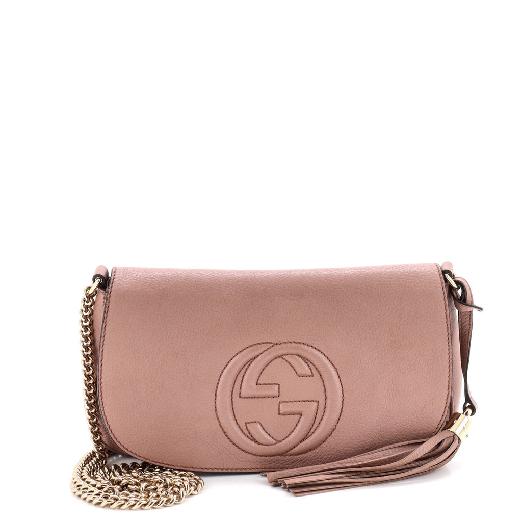 Soho Chain Crossbody Bag Leather Medium
