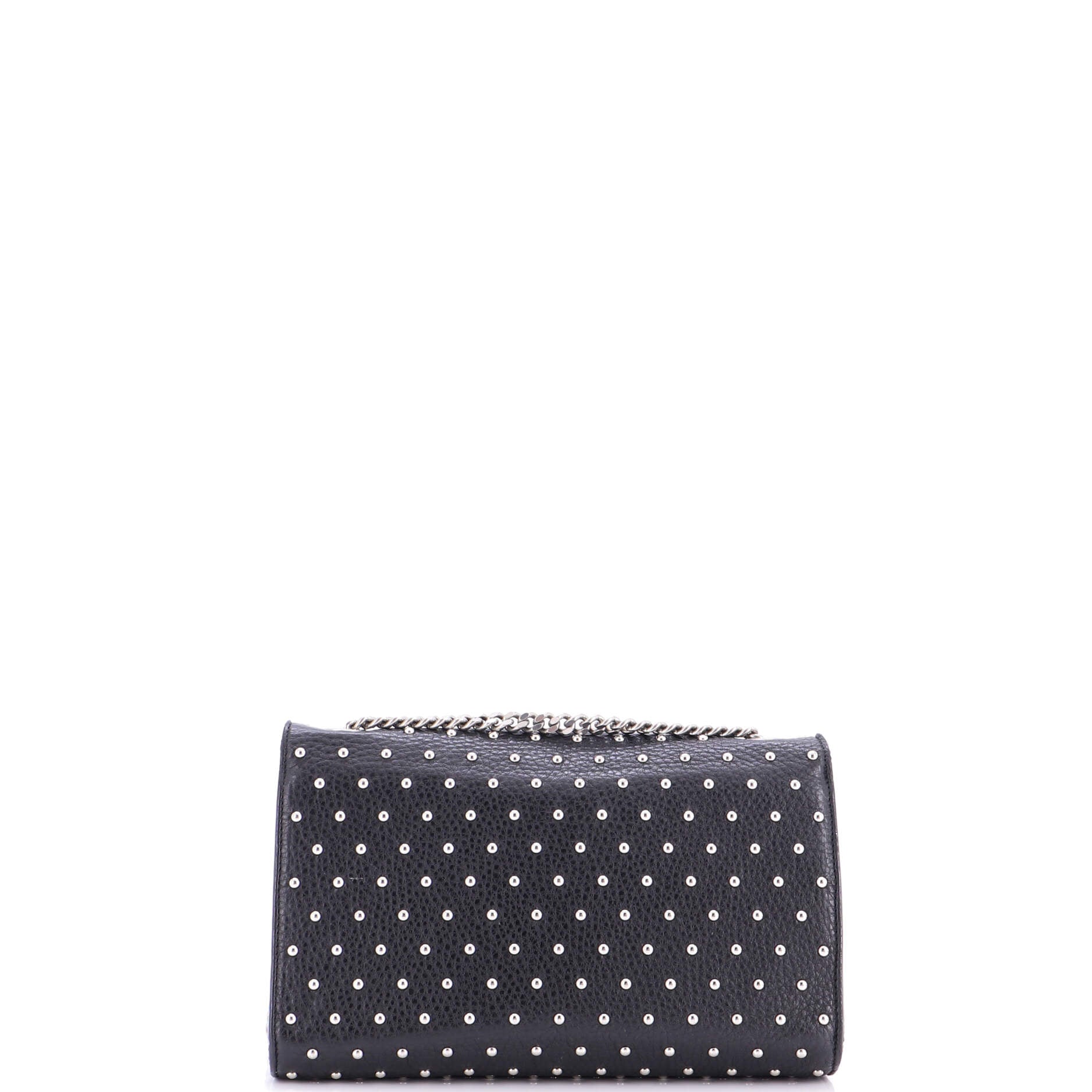 Miss Bamboo Shoulder Bag Studded Leather Medium