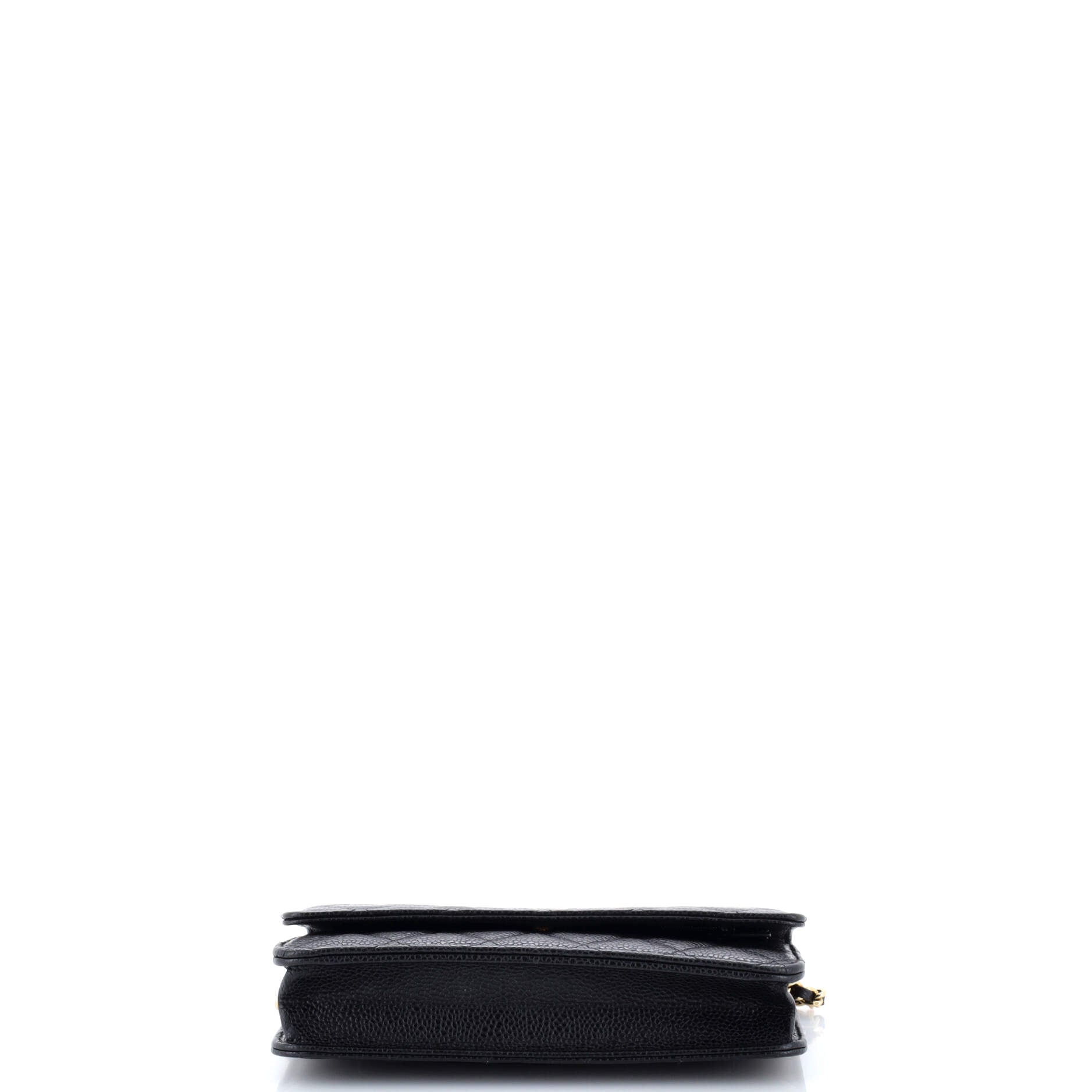 Wallet on Chain Quilted Caviar