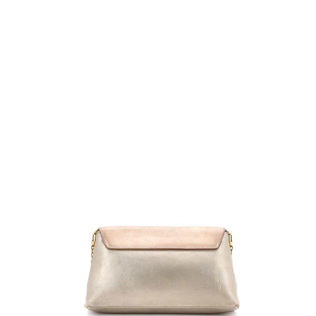 Love Note Chain Clutch Leather