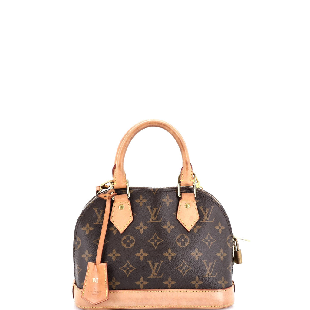 Alma Handbag Monogram Canvas BB