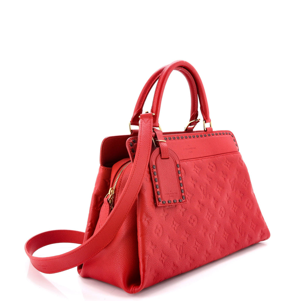 Vosges Handbag Whipstitch Monogram Empreinte Leather MM