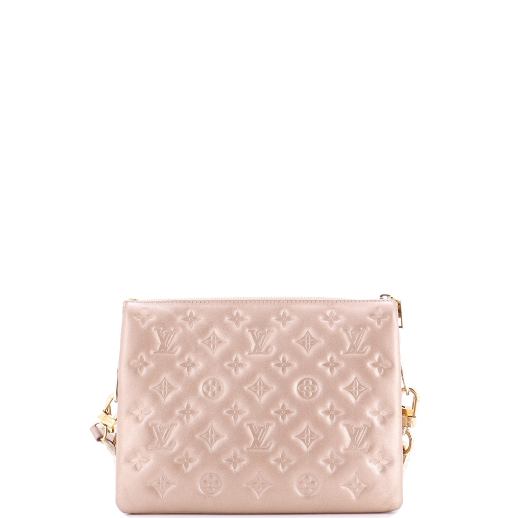 Coussin Bag Monogram Embossed Lambskin PM