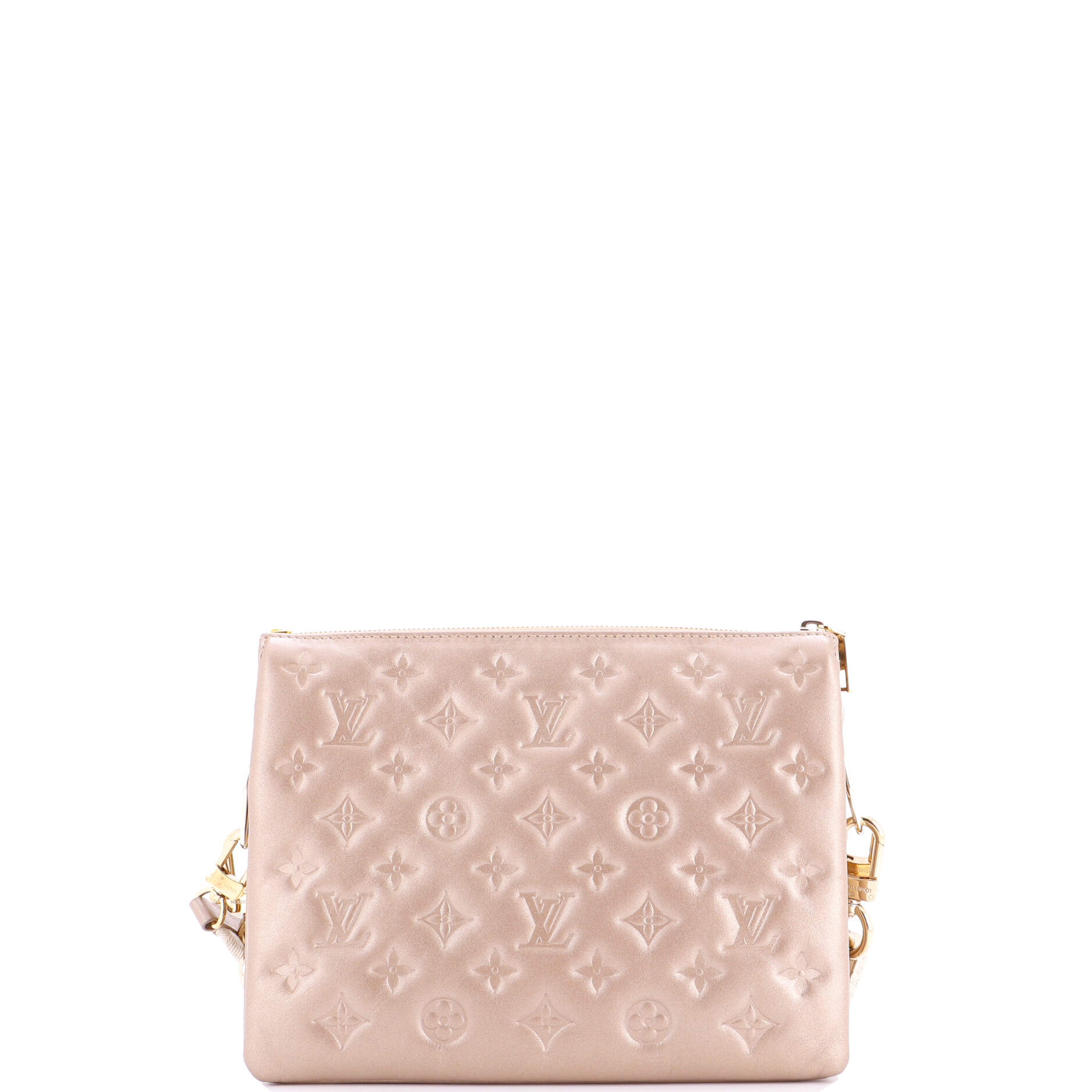 Coussin Bag Monogram Embossed Lambskin PM