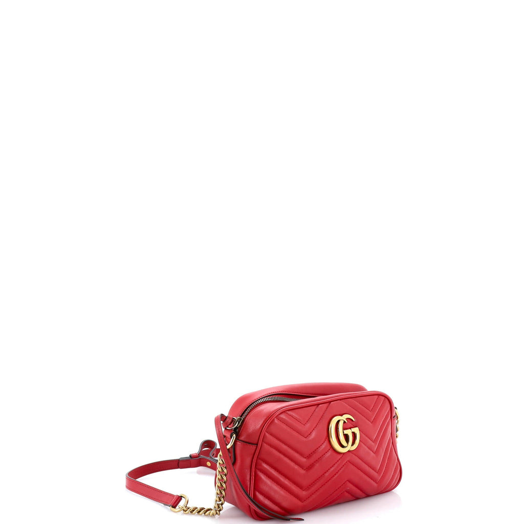 GG Marmont Shoulder Bag Matelasse Leather Small