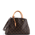 Montaigne Handbag Monogram Canvas MM