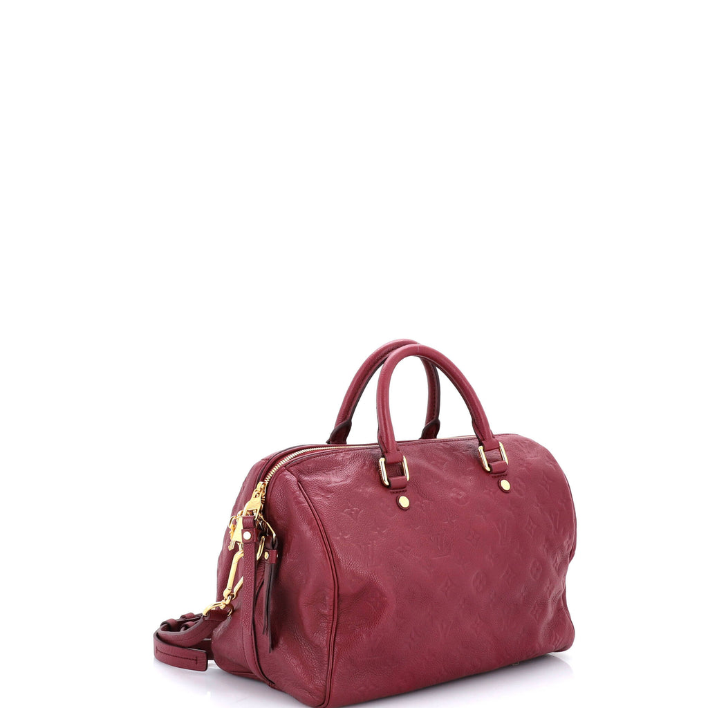Speedy Bandouliere Bag Monogram Empreinte Leather 30