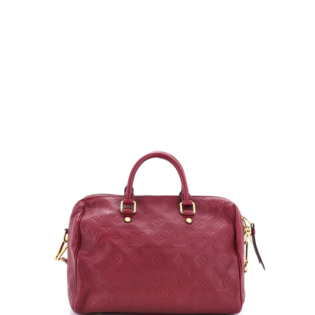 Speedy Bandouliere Bag Monogram Empreinte Leather 30