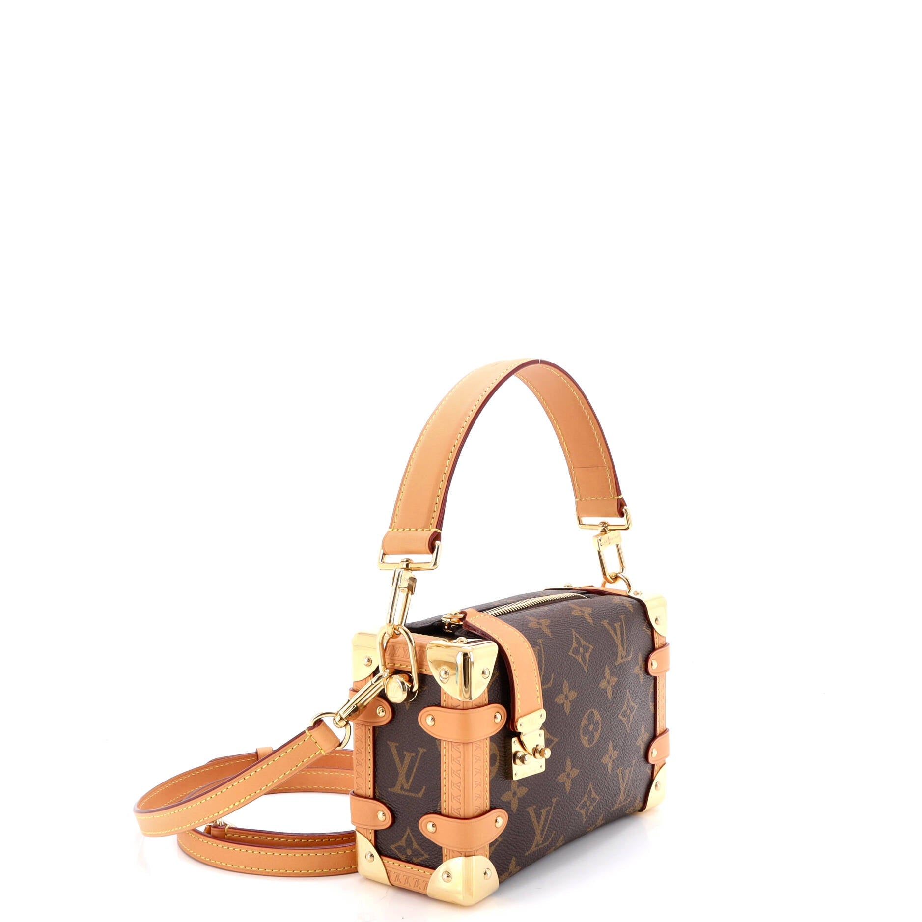 Side Trunk Handbag Monogram Canvas PM