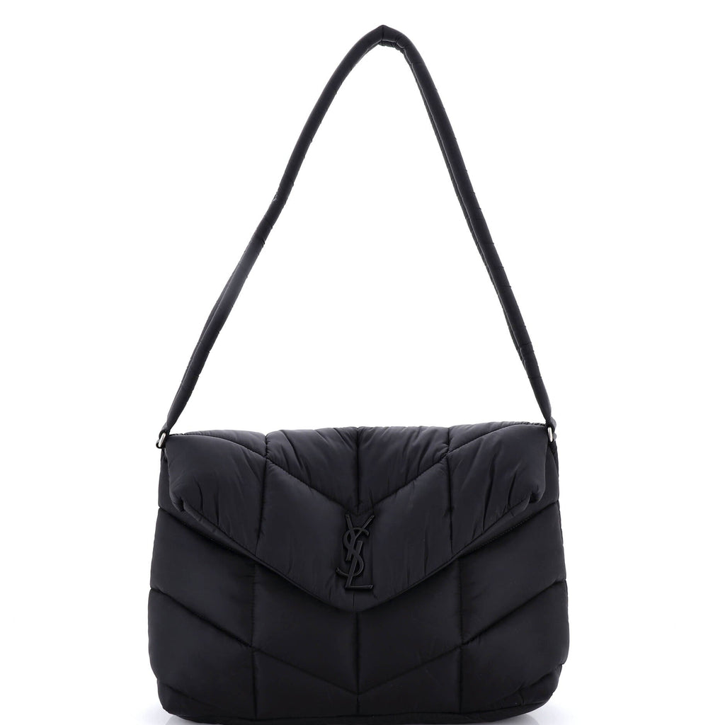 Loulou Puffer Messenger Bag Quilted Econyl