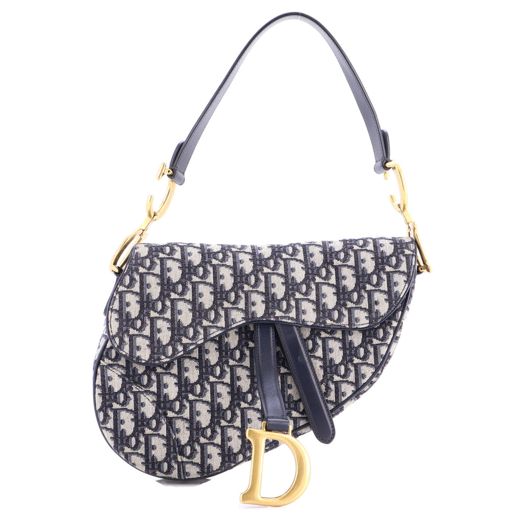 Saddle Handbag Oblique Canvas Medium