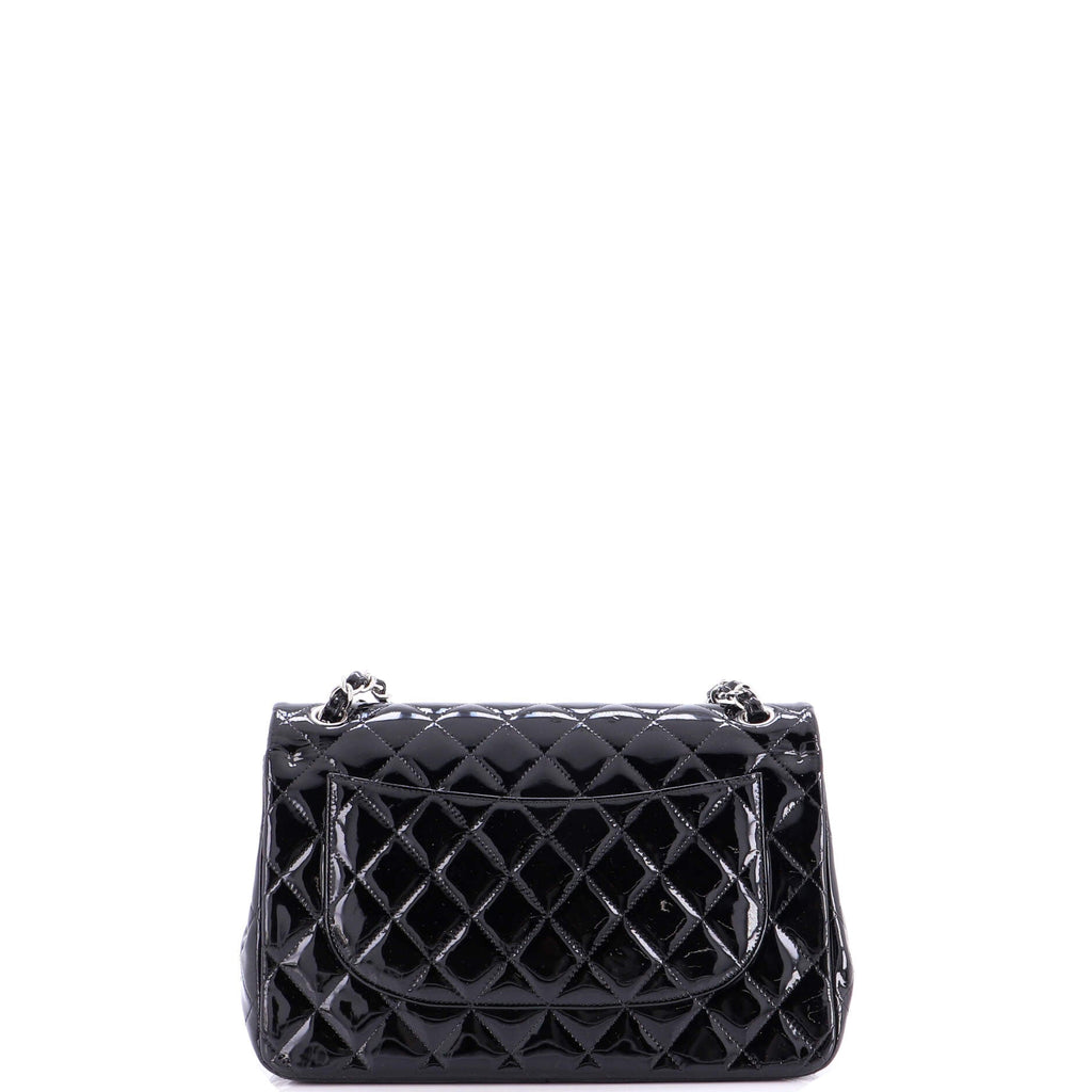 Classic Double Flap Bag Quilted Patent Jumbo