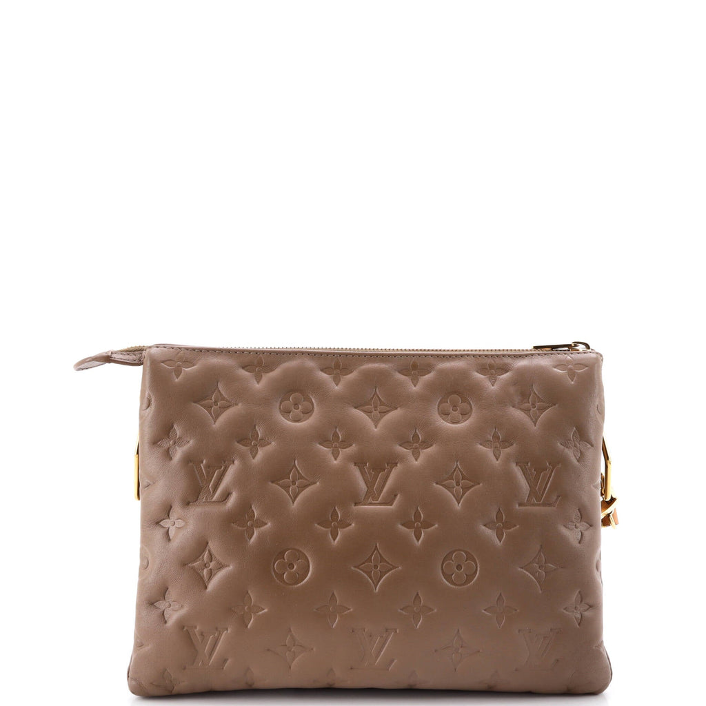 Coussin Bag Monogram Embossed Lambskin PM