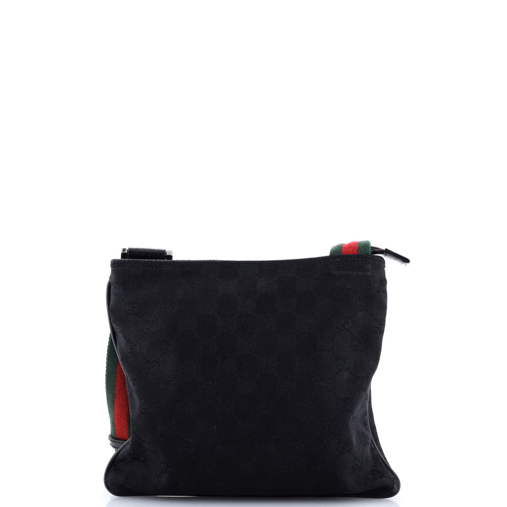 Web Strap Messenger Bag GG Canvas Small