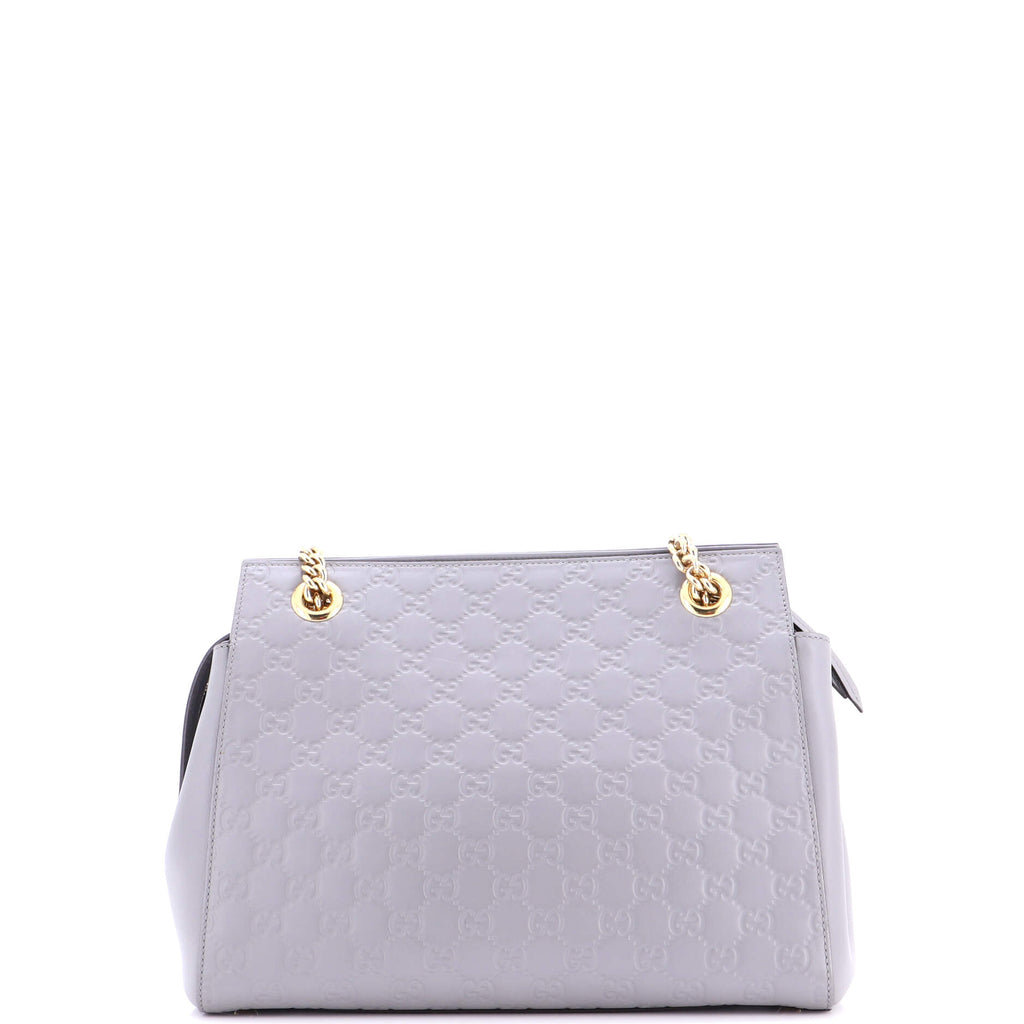 Soft Signature Shoulder Bag Guccissima Leather Medium