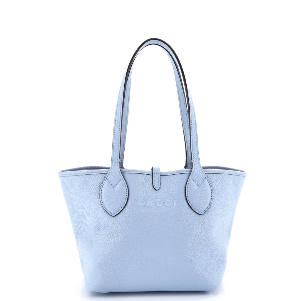 Reversible Totissima Shopping Tote Leather and GG Canvas Small