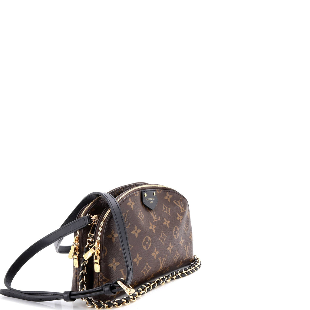 Be Alma Chain Handbag Monogram Canvas