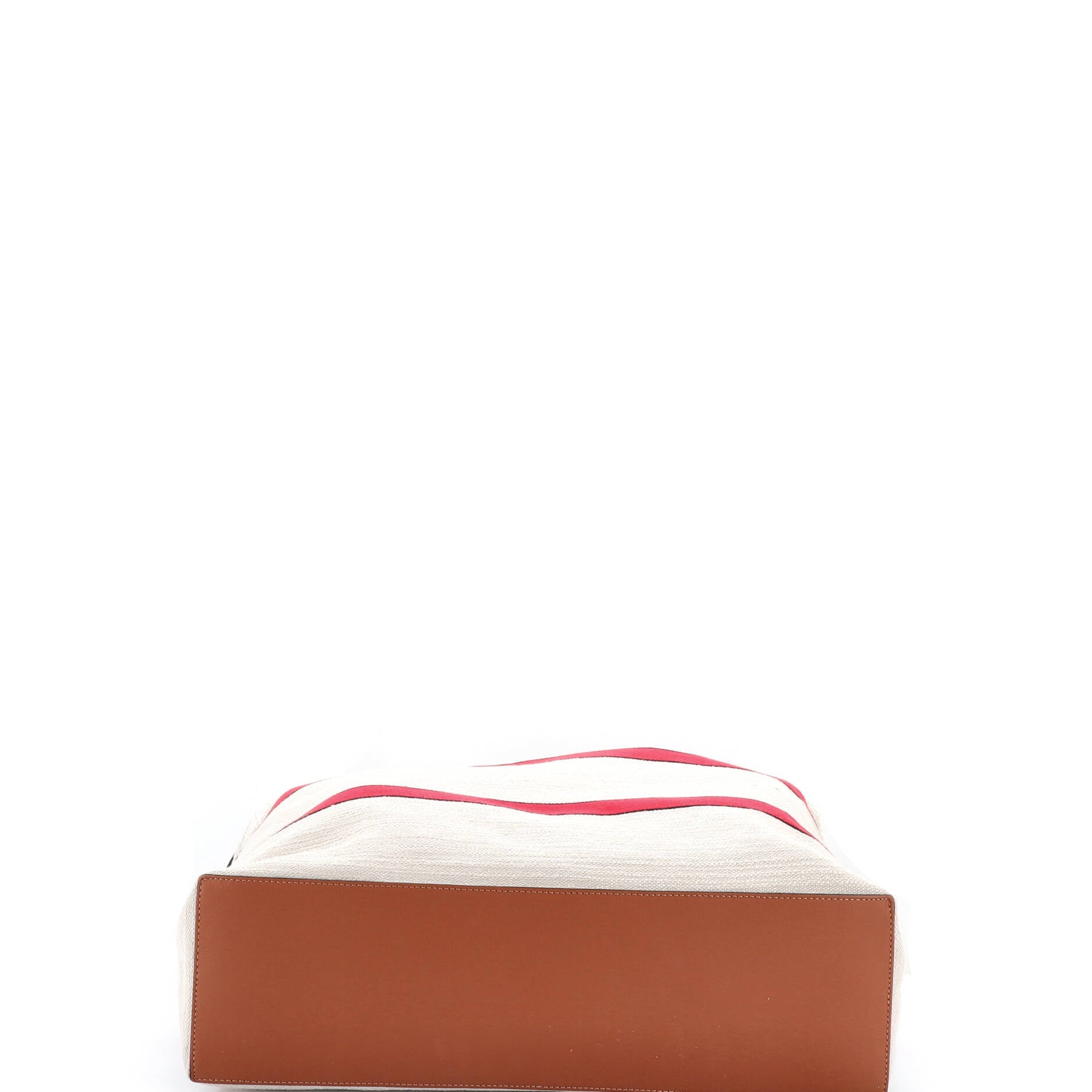 Open Crossbody Tote Anagram Jacquard and Canvas