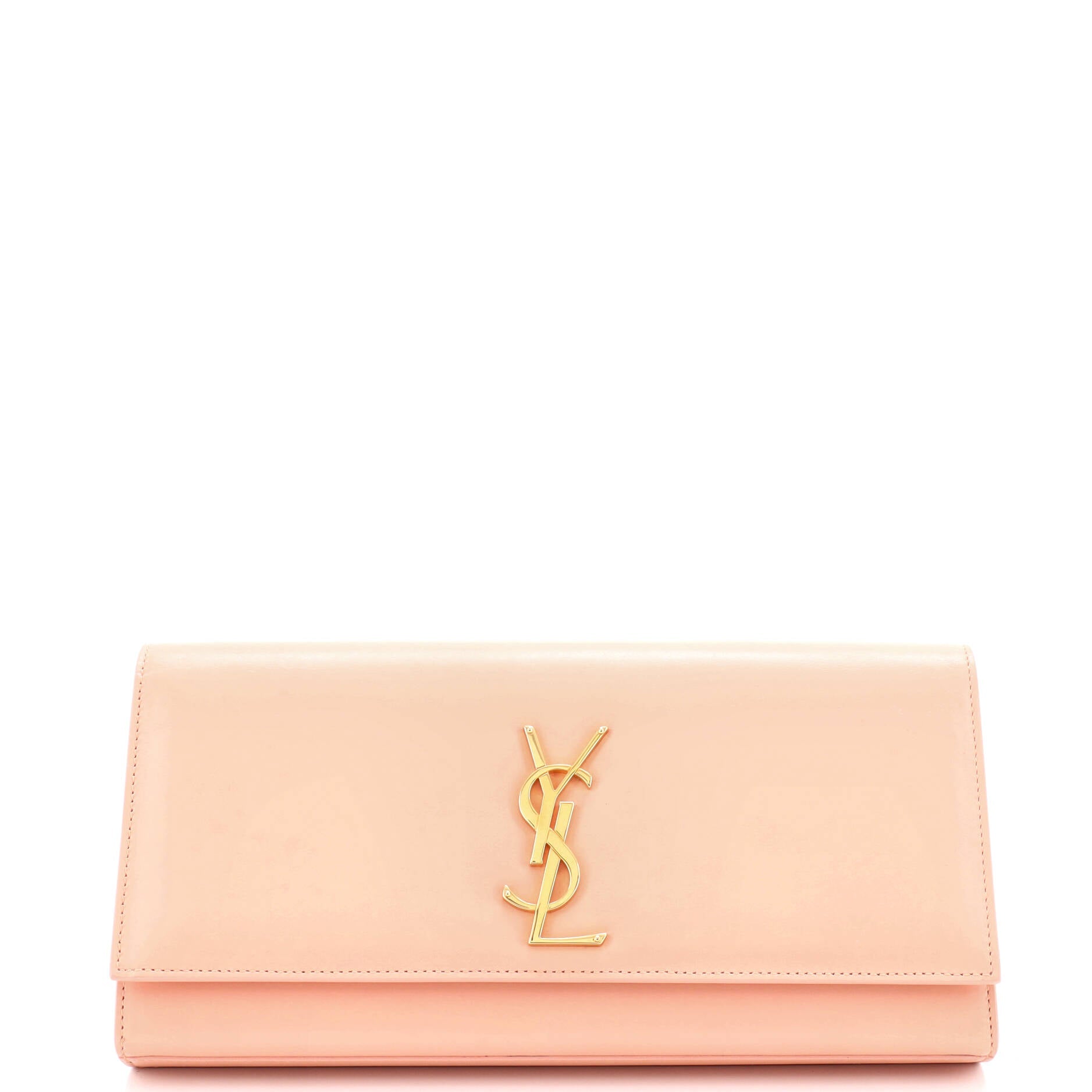 Classic Monogram Clutch Leather Long