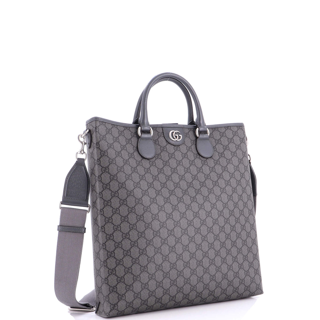 Ophidia Convertible Open Tote GG Coated Canvas Tall