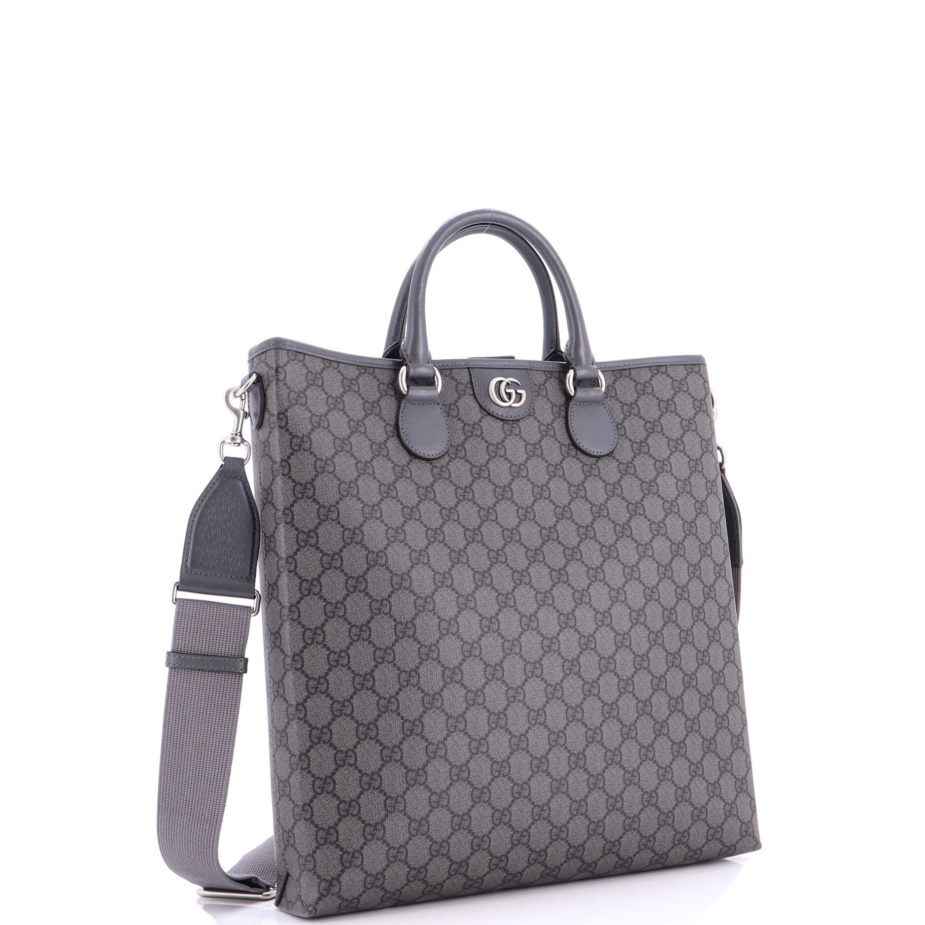 Ophidia Convertible Open Tote GG Coated Canvas Tall