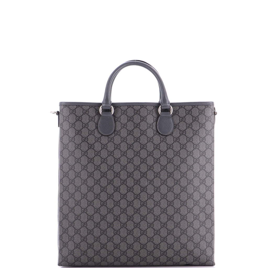 Ophidia Convertible Open Tote GG Coated Canvas Tall