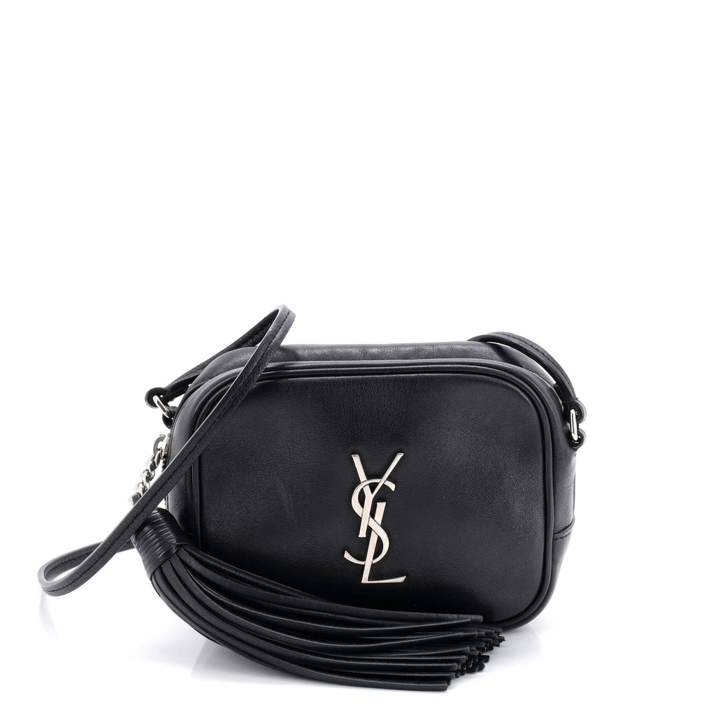 Classic Monogram Blogger Crossbody Bag Leather Small