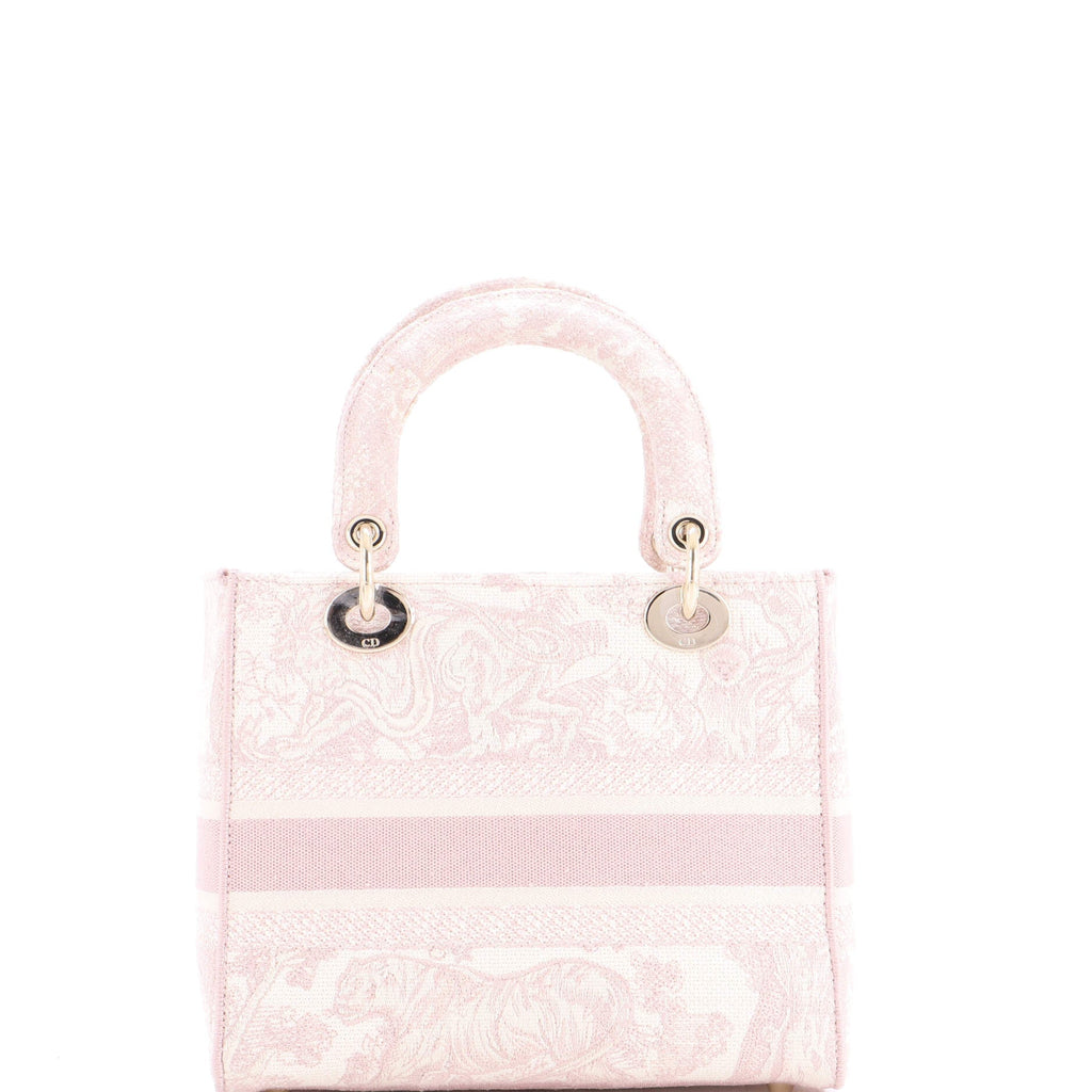 Toile de Jouy Lady D-Lite Bag Embroidered Canvas