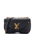 New Wave Chain Bag Quilted Leather MM