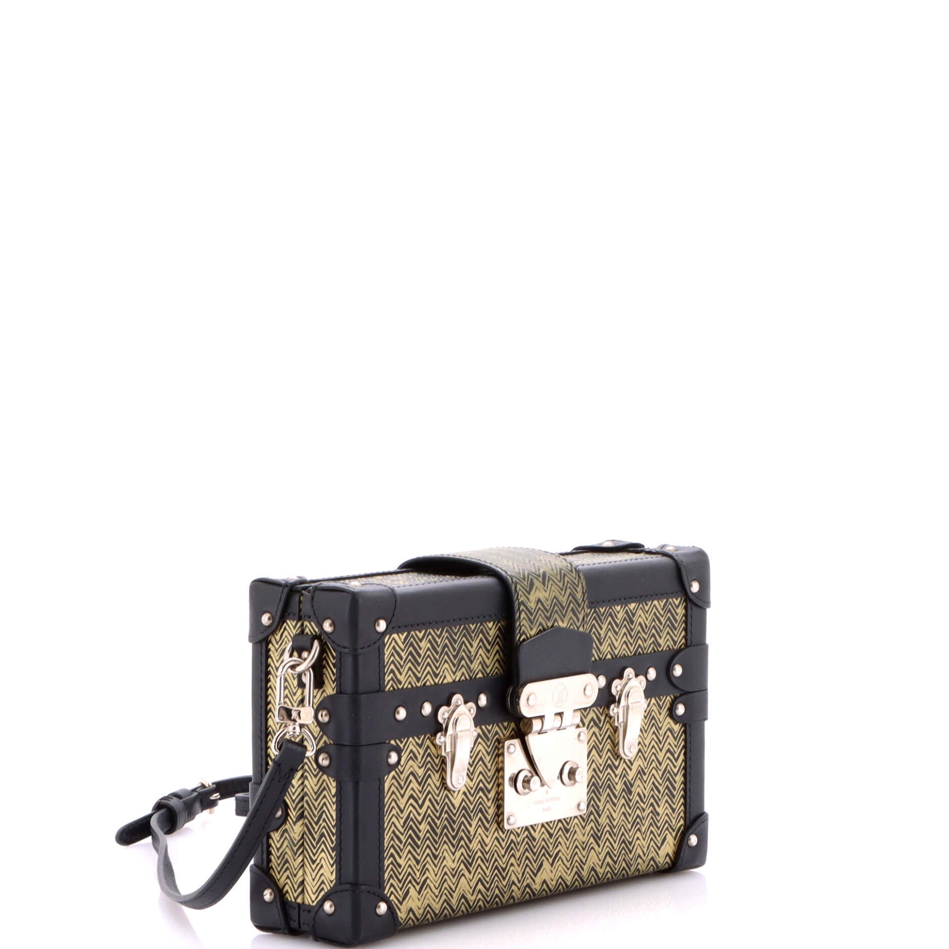 Petite Malle Handbag Limited Edition Printed Leather