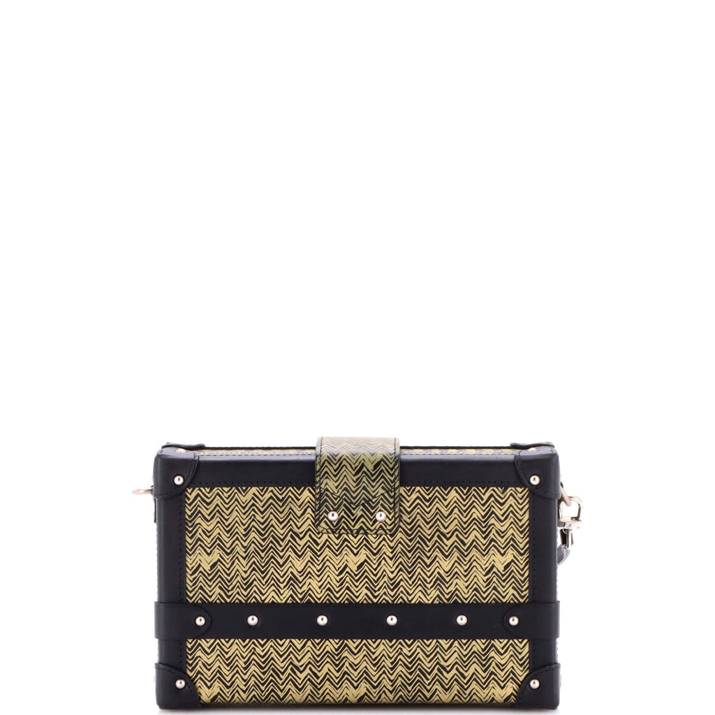 Petite Malle Handbag Limited Edition Printed Leather