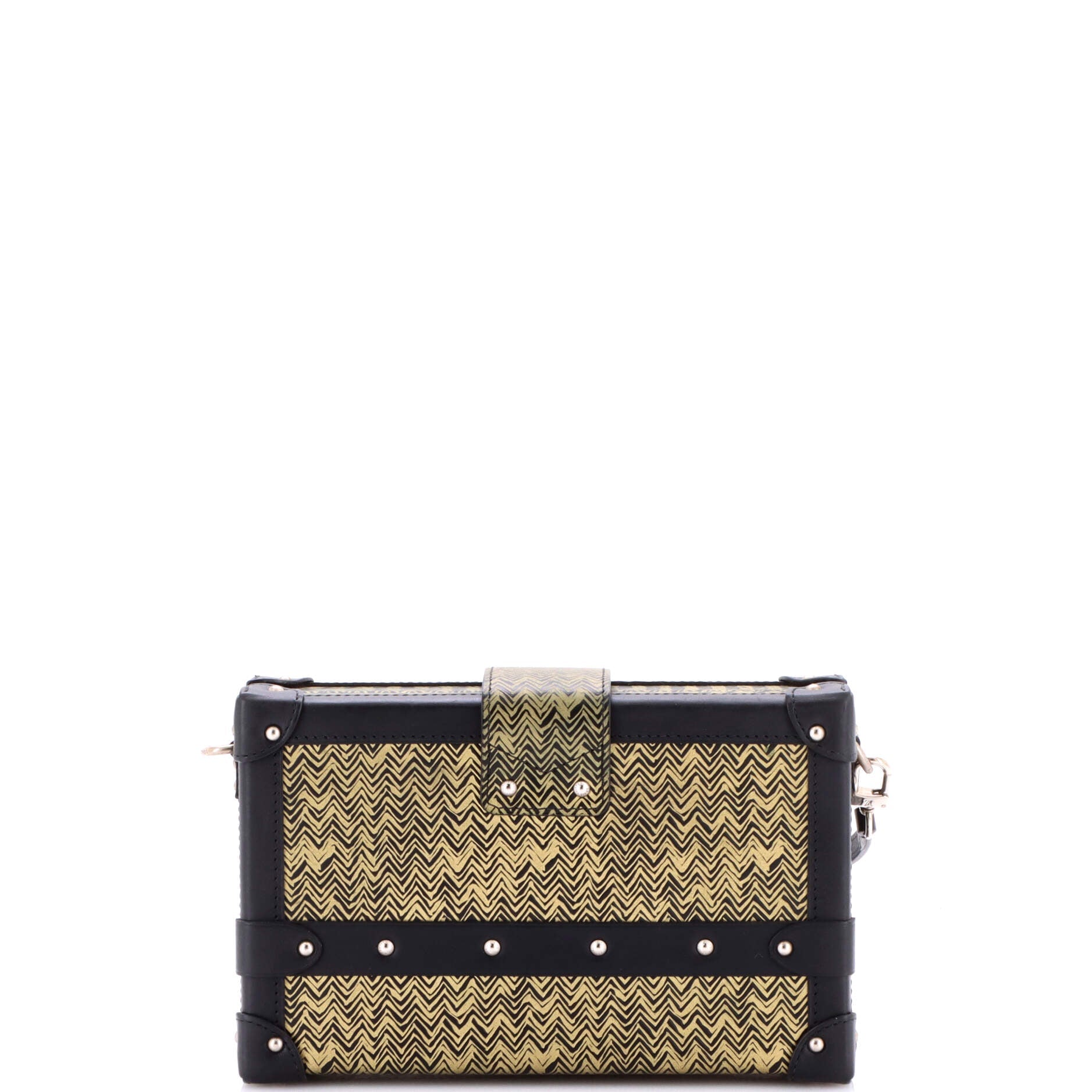 Petite Malle Handbag Limited Edition Printed Leather