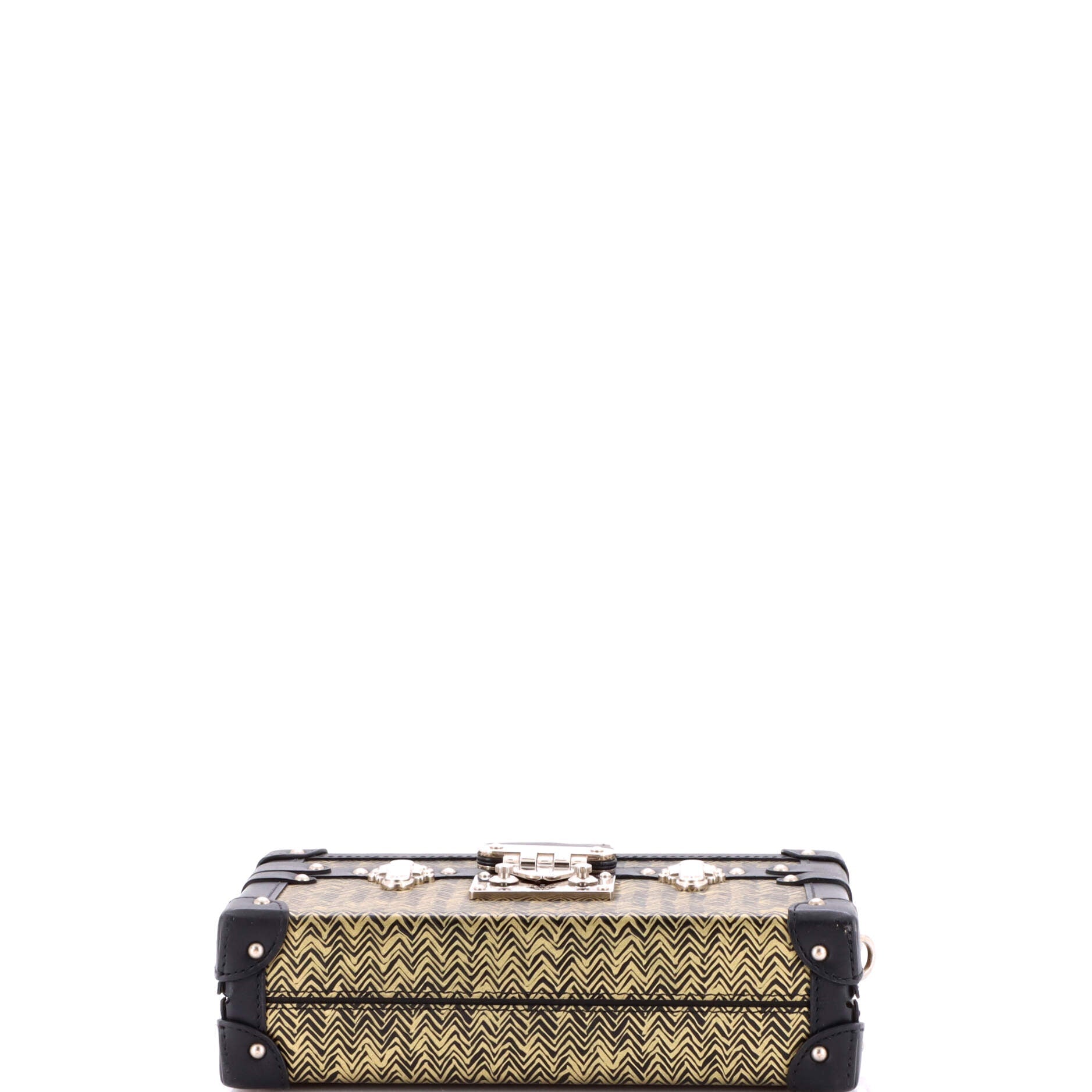 Petite Malle Handbag Limited Edition Printed Leather