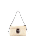Vintage Pocket Shoulder Bag Zucca Canvas Small
