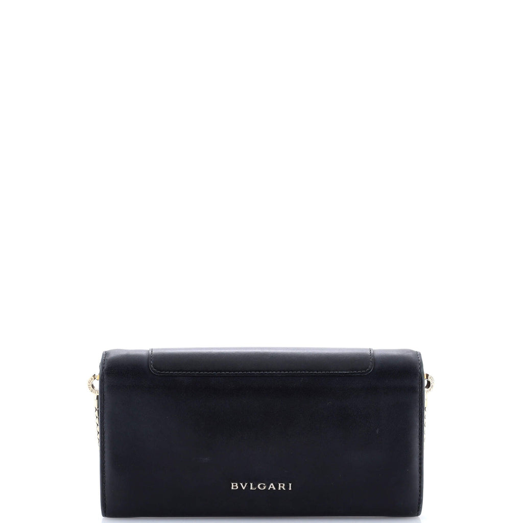 Serpenti Forever Wallet on Chain Leather Long