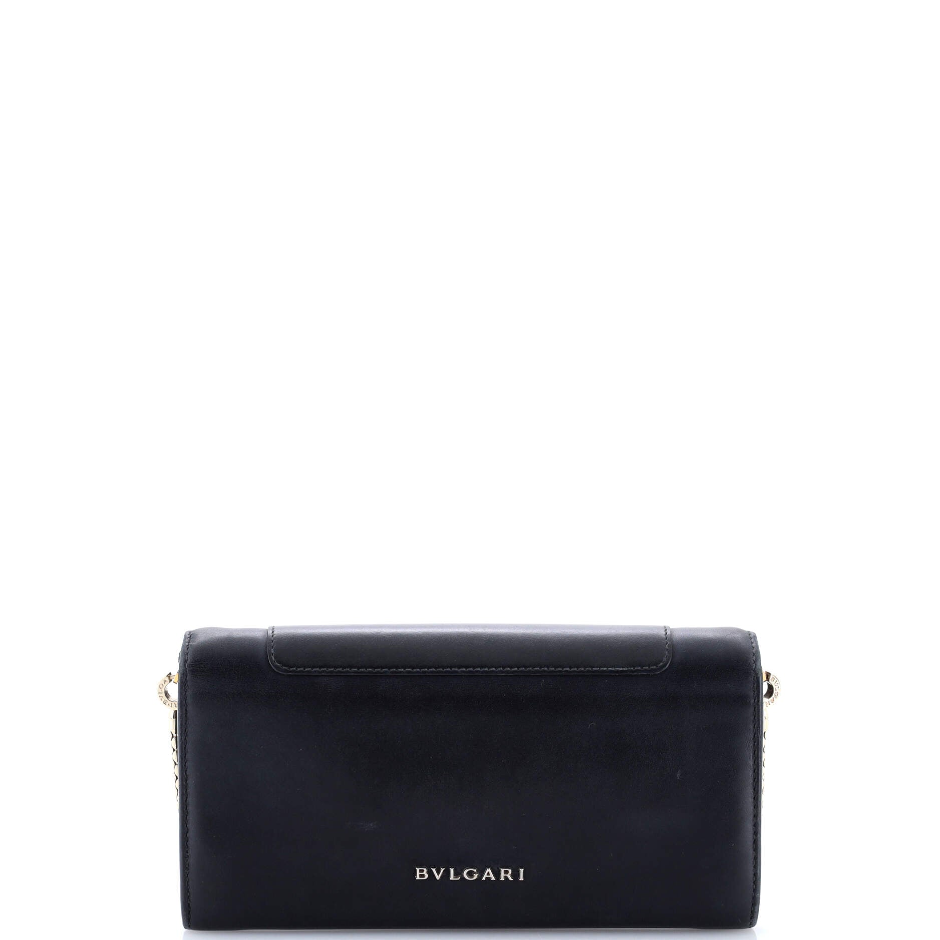 Serpenti Forever Wallet on Chain Leather Long